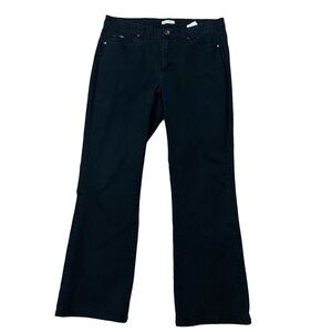 LEE Lower On The Waist Black Spandex Blend Pants Size 14